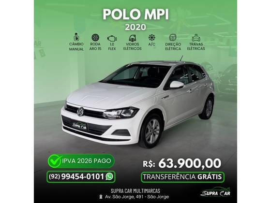 VOLKSWAGEN POLO 1.0 MPI TOTAL FLEX MANUAL VOLKSWAGEN POLO 1.0 MPI TOTAL FLEX MANUAL